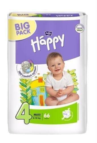 Bella Happy Maxi Big Pack pelenka 8-18kg - 66 db