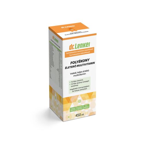 Dr. Lenkei Folyékony Életerő Multivitamin - 450 ml (narancs)