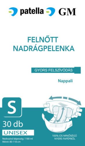 GM Nadrágpelenka nappali S 1180 ml - 30db