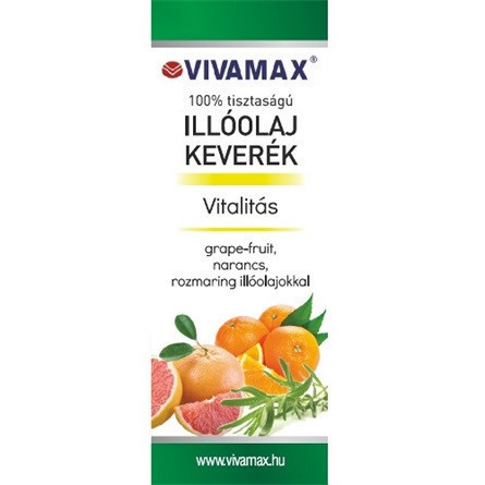 Vivamax Vitalitás illóolaj keverék 10ml