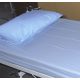 Vízhatlan ágyvédő PVC fehér lepedő 100x130 cm